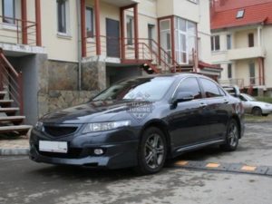 Накладки на пороги Mugen Honda Accord 7