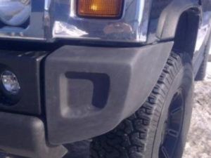 Углы переднего бампера Hummer