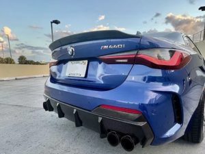 Диффузор parsan для BMW 4-серии (G22) M-sport carb