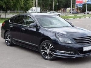 Накладки на пороги Nissan Teana 2 (J32)