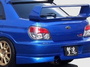 Накладка на задний бампер Subaru Impreza