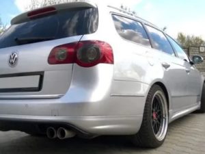 Юбка заднего бампера Custom Volkswagen Passat B6