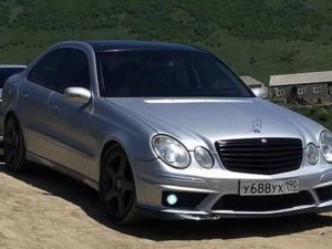 Сплиттер mercedes E W211