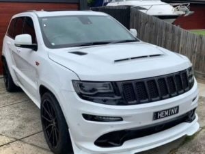 Сплиттер переднего бампера Jeep SRT8
