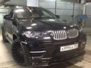 Элерон-сплитер под переднюю накладку BMW X6 E71
