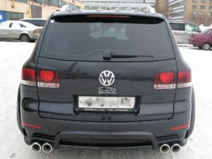 Накладка на заднюю дверь Je-Design VW Touareg
