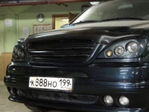 Накладки Brabus решетка радиатора Mercedes ML163