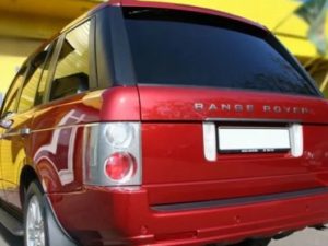 Юбка на задний бампер для Land Rover Range Rover