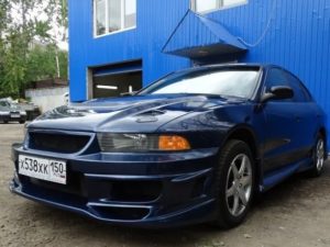 Передний бампер cyber mitsubishi galant 8