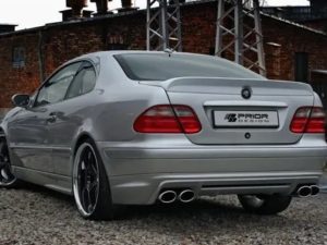 Диффузор заднего бампера Mercedes CLK Class W208