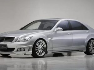 Накладки на пороги Wald для Mercedes S-class W221