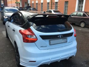Спойлер RS ford focus 3 хэтчбек