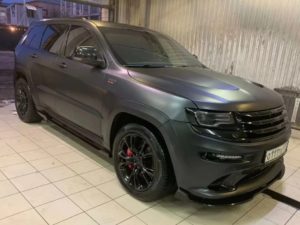 Сплиттеры под пороги Jeep Grand Cherokee wk2 SRT 8
