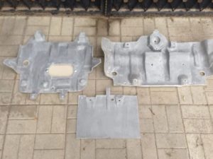 Защита днища на Toyota Land Cruiser Prado 120
