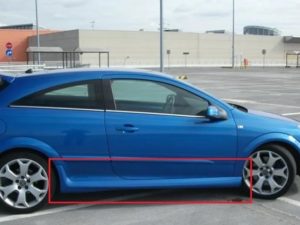Пороги OPC Opel Astra H GTC
